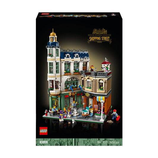 LEGO® ICONS Shopping Street Model Building Kit 11371