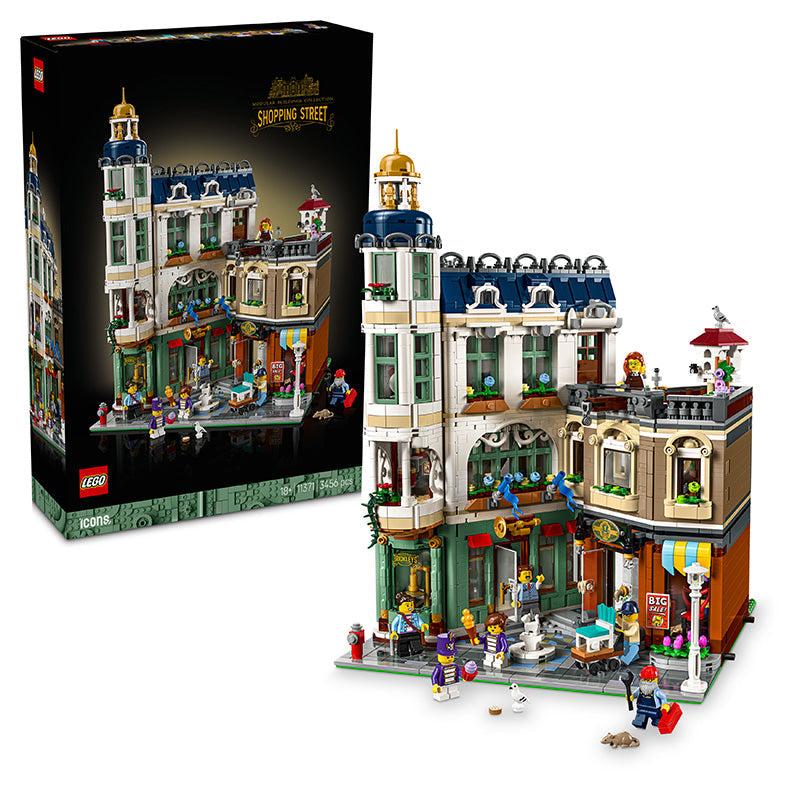 LEGO® ICONS Shopping Street Model Building Kit 11371