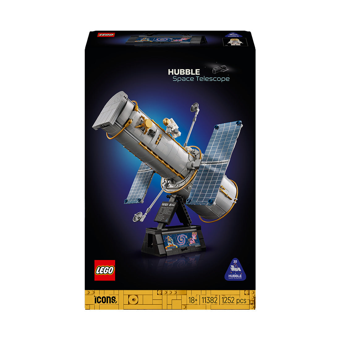 LEGO® Icons Hubble Space Telescope - Science Decor Set -11382