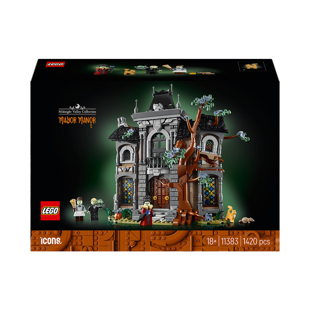 LEGO® Icons Mayor Manor Eerie Mansion Decor Kit 11383