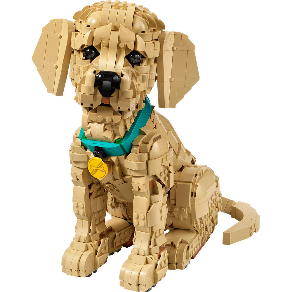 LEGO® ICONS Golden Retriever Puppy Animal Figure Building Set 11384