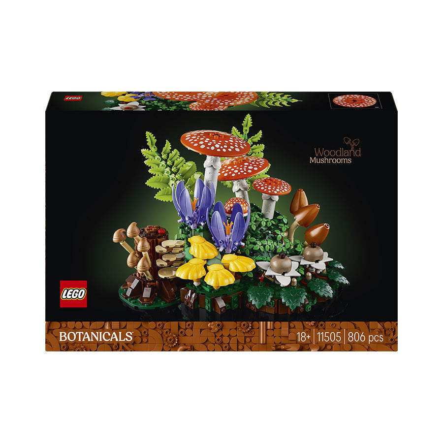 LEGO® Botanicals Woodland Mushrooms Building Set 11505