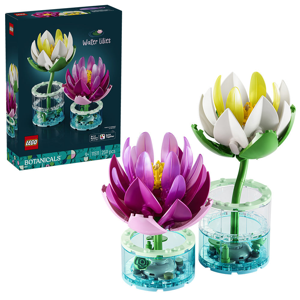 LEGO® Botanicals Water Lilies Flower Building Set 11511