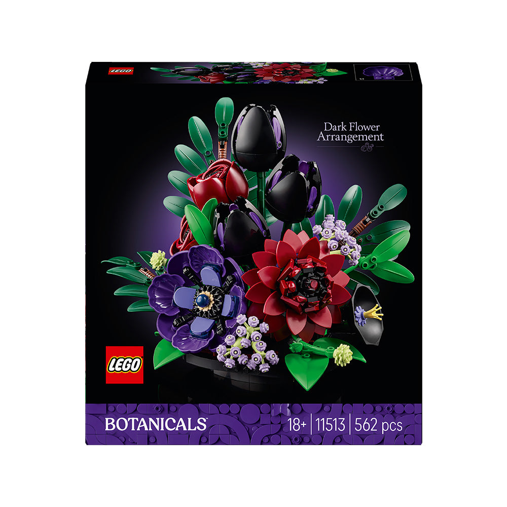 LEGO® Botanicals Dark Flower Arrangement Building Set 11513