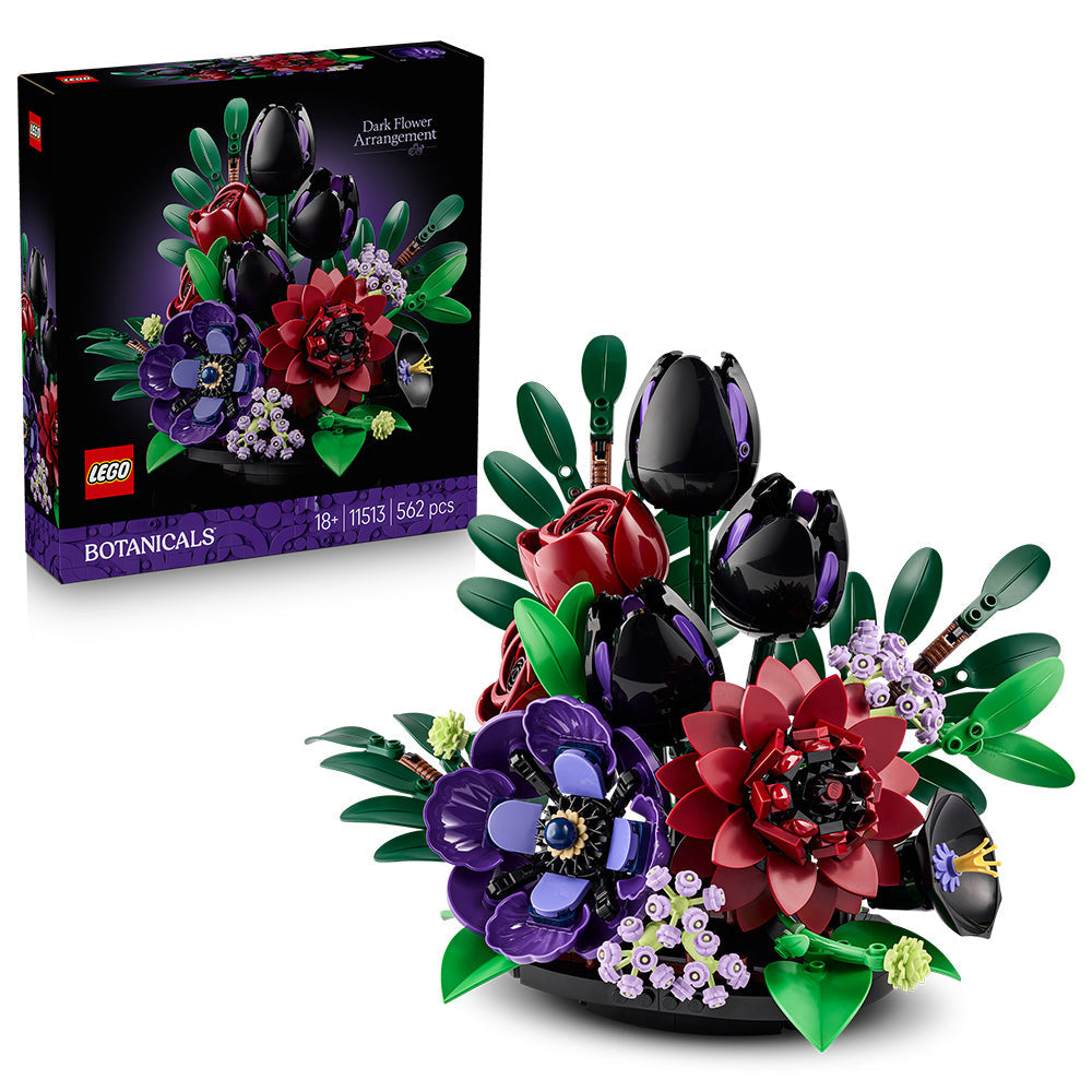 LEGO® Botanicals Dark Flower Arrangement Building Set 11513