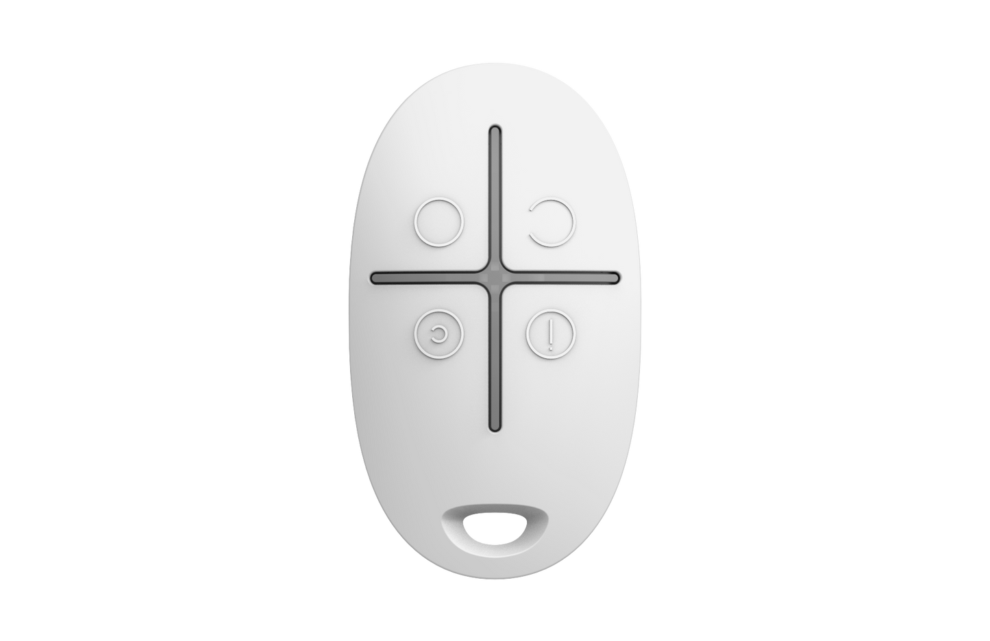 AJAX Security - SpaceControl Wireless Fob Remote White  | AJAX-SC-FOB-W