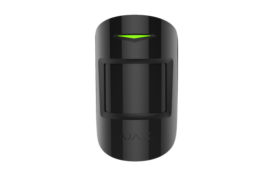 AJAX Security - CombiProtect - Black Wireless Combined Motion & Glass Break Detector | AJAX-CP-INDR-B
