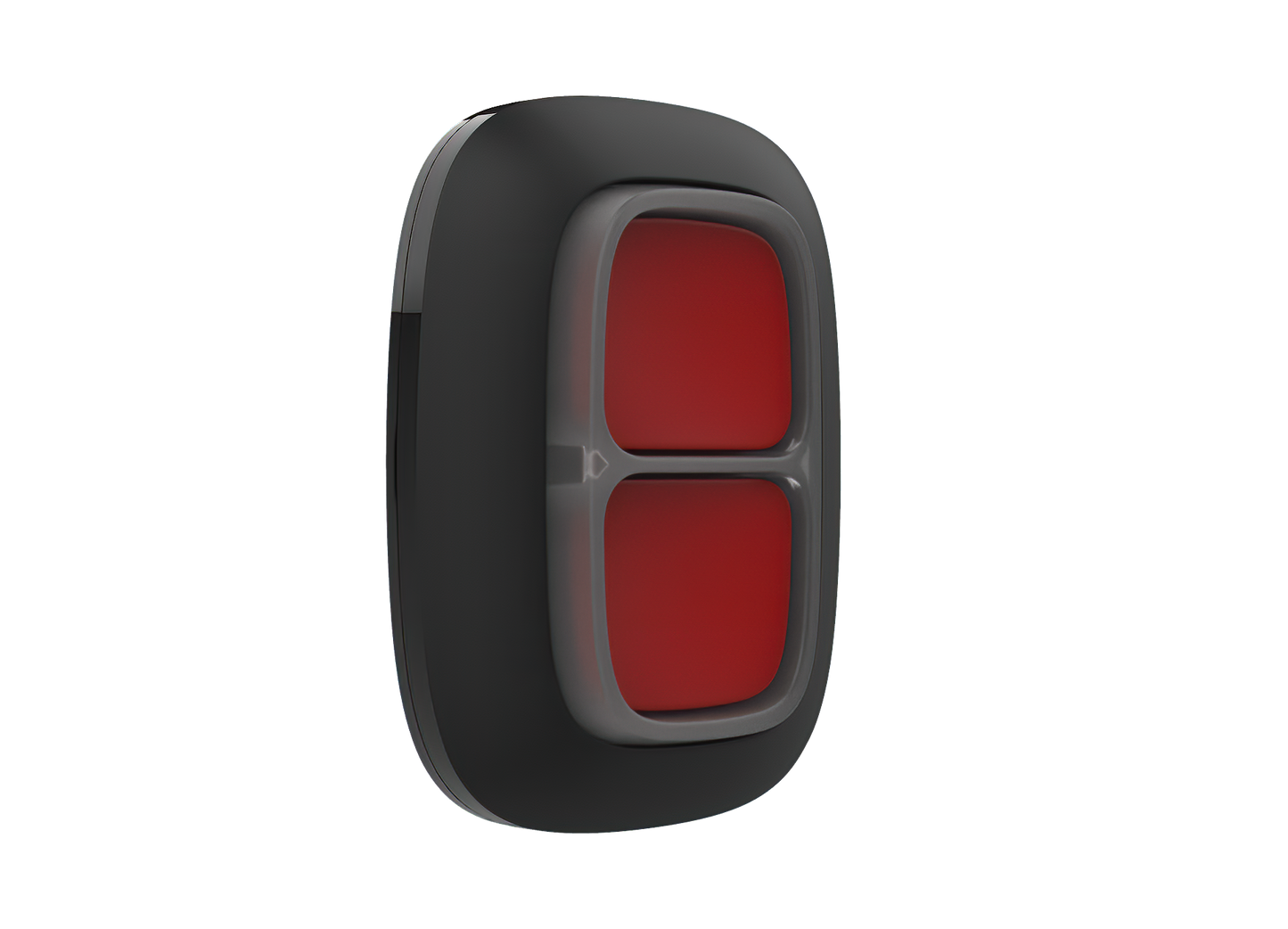 AJAX Security - DoubleButton Jeweller - Double Black Wireless Smart Button for Panic and Control Modes | AJAX-PB-DOUBLE-B