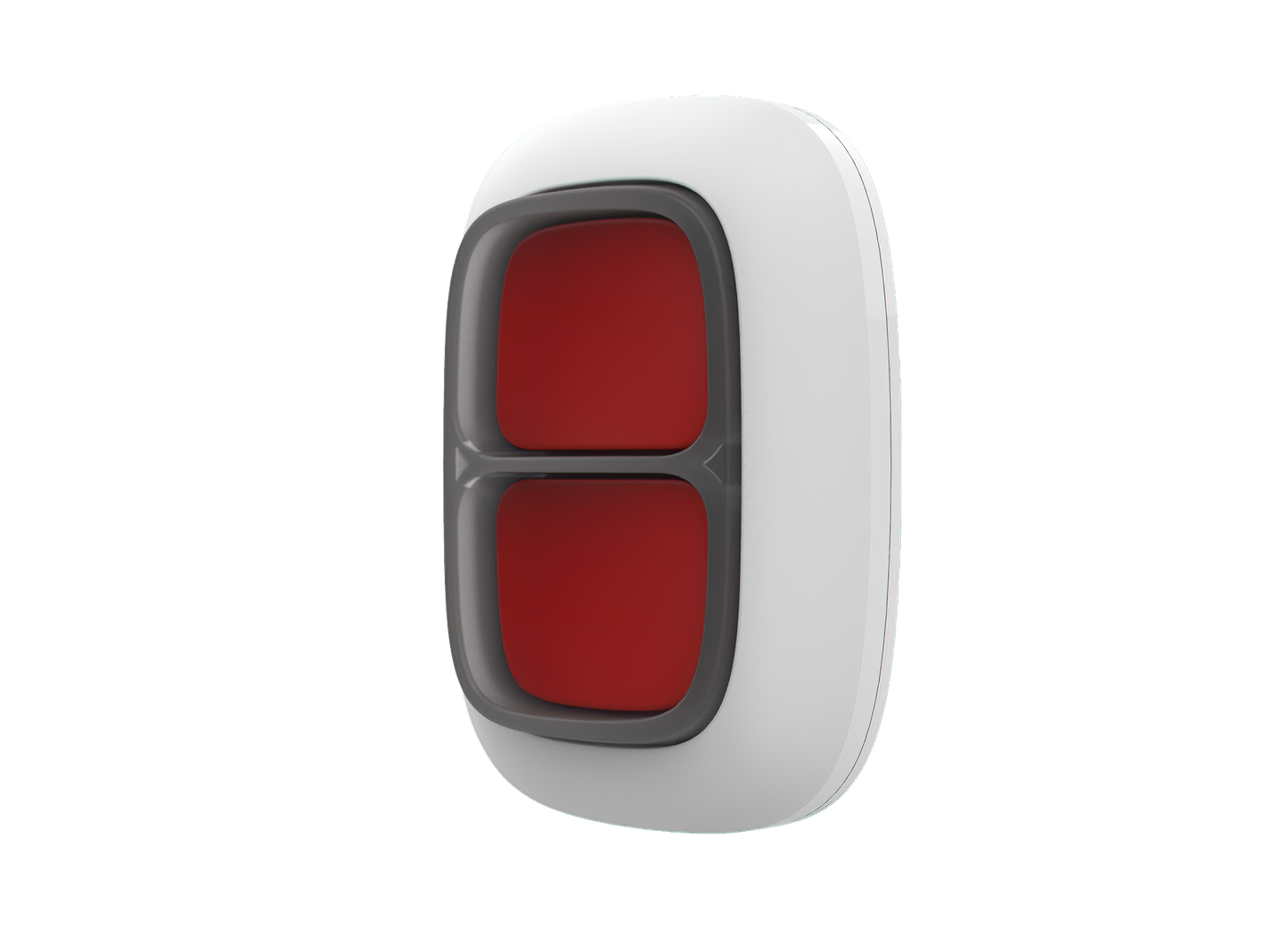 AJAX Security - DoubleButton Jeweller - Double White Wireless Smart Button for Panic and Control Modes | AJAX-PB-DOUBLE-W