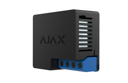 AJAX Security - Automation - Black WallSwitch, Power Relay to Control 100/230V Power Supply Remotely | AJAX-AD-WS-B