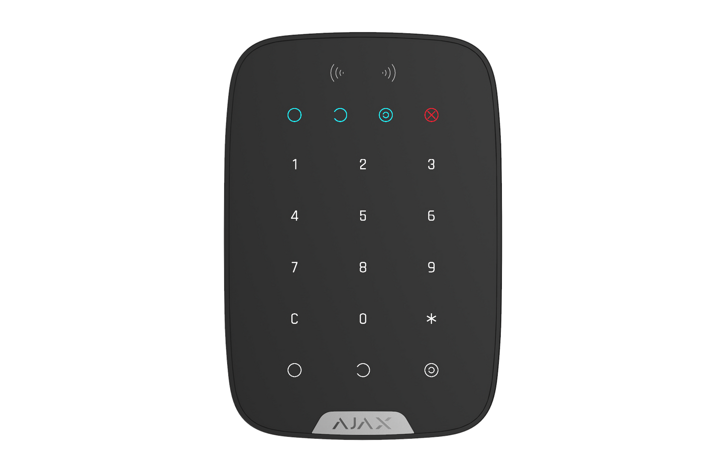 AJAX Security - Keypad Plus Jeweller, Wireless Black Indoor Keypad | AJAX-KP-PLUS-B