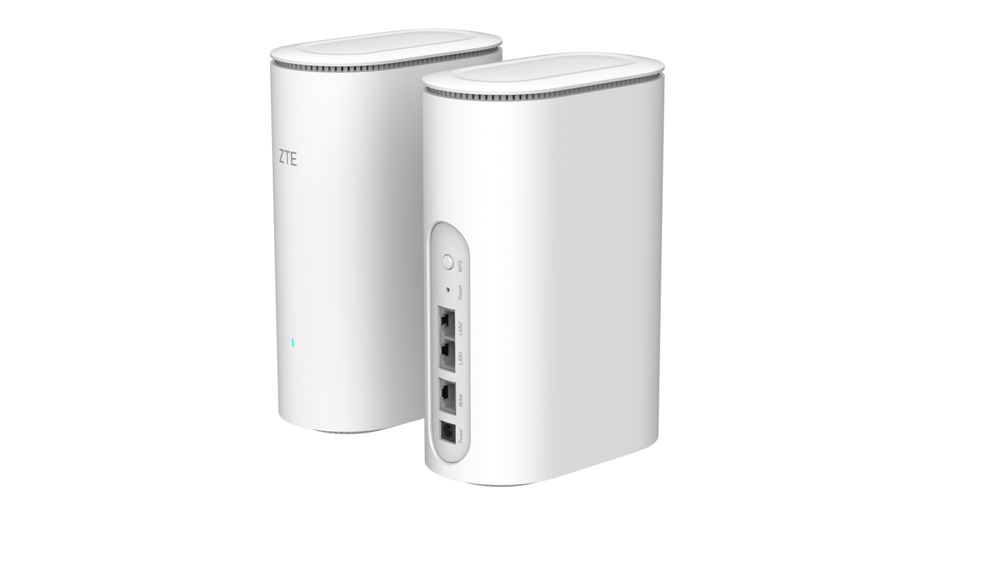 ZTE Dual-band AX3000 WiFi 6 Indoor Router with Integrated Antenna | ZTE-H3601P-INT