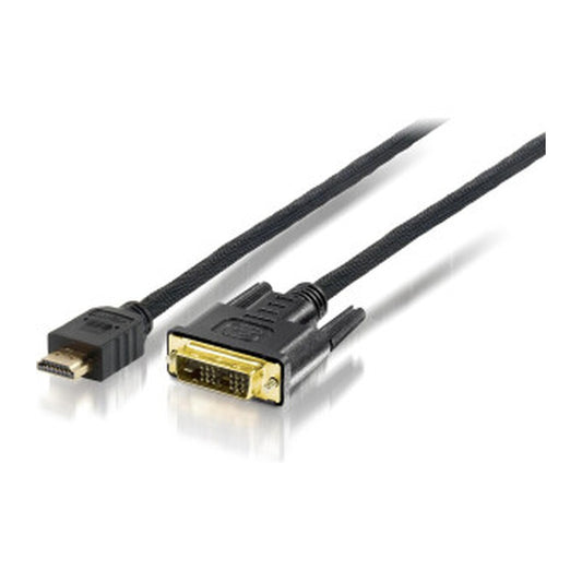 EQUIP CABLE, HDMI - DVI 2.0M BLACK
