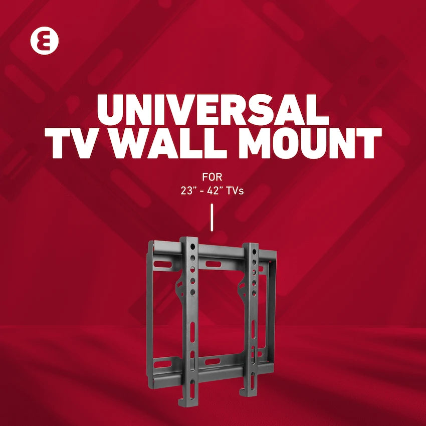 Ellies Solid series Fixed Tv Wall Mount For 23" - 42" TVs - Guards On Duty Shop & Security Guards