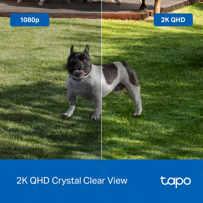 Tapo TP-Link Tapo C425 4MP 2K QHD Battery Wire-Free Outdoor Security Camera