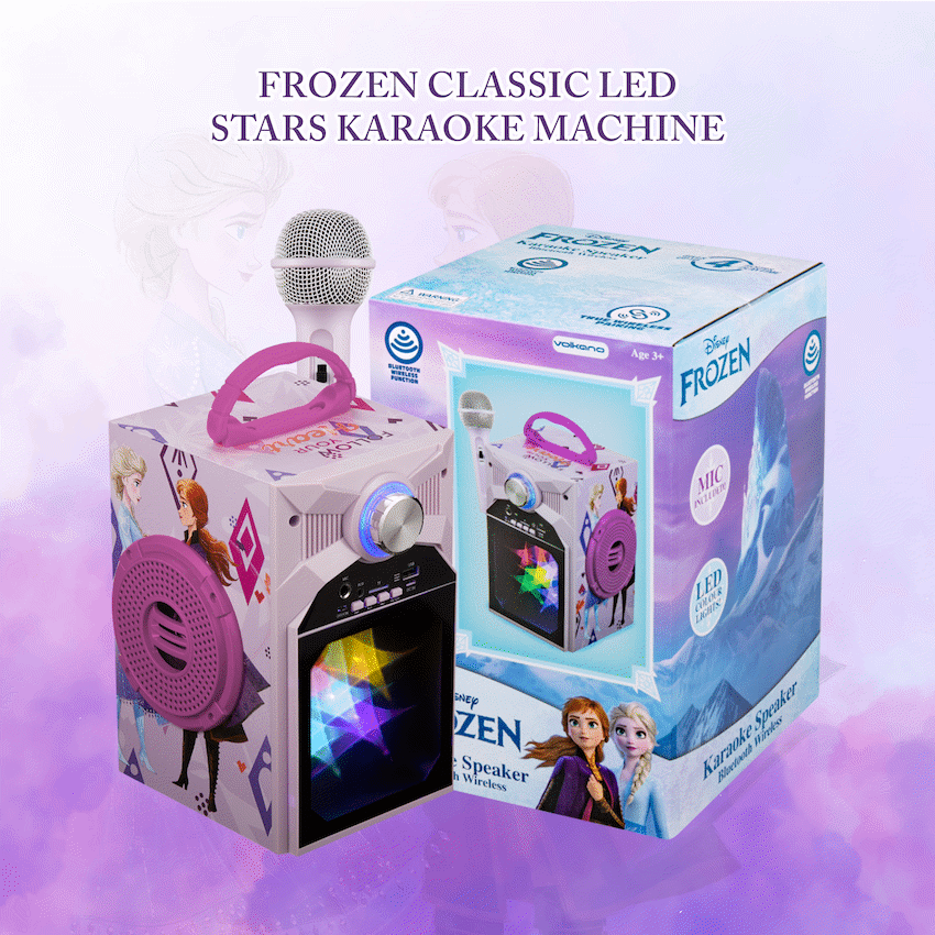 Disney Frozen Classic LED Stars Karaoke Machine with Microphone - Guards On Duty Shop & Security Guards