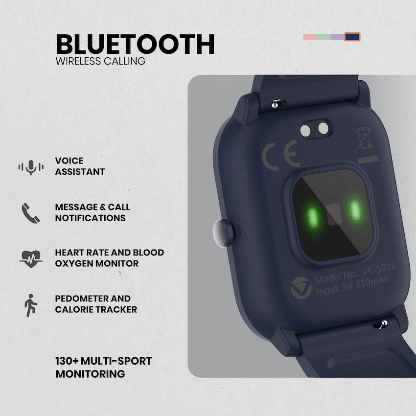 Volkano Vivo Series Kids Smart Watch - Dark Blue
