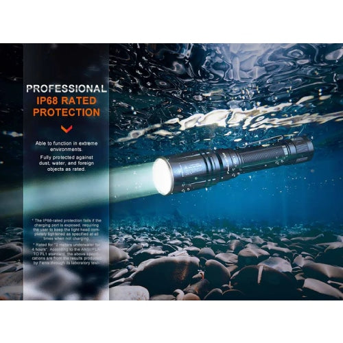Fenix Flashlight HT30R White Laser 500 Lumens - Rechargeable