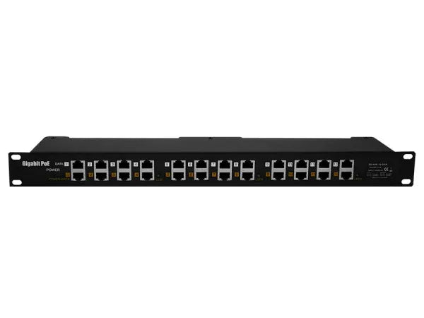 12 Port Gigabit Passive PoE Injector Guards On Duty Security