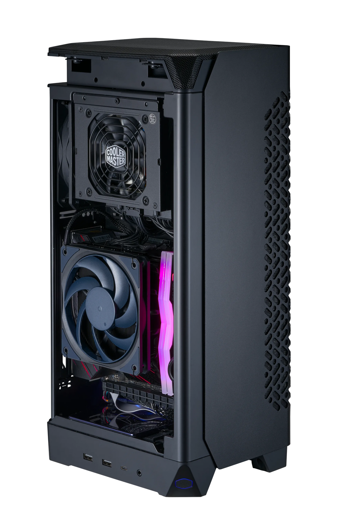 Cooler Master NCORE 100 Air Mesh Inverted Black Mini-ITX Small Form Factor Chassis