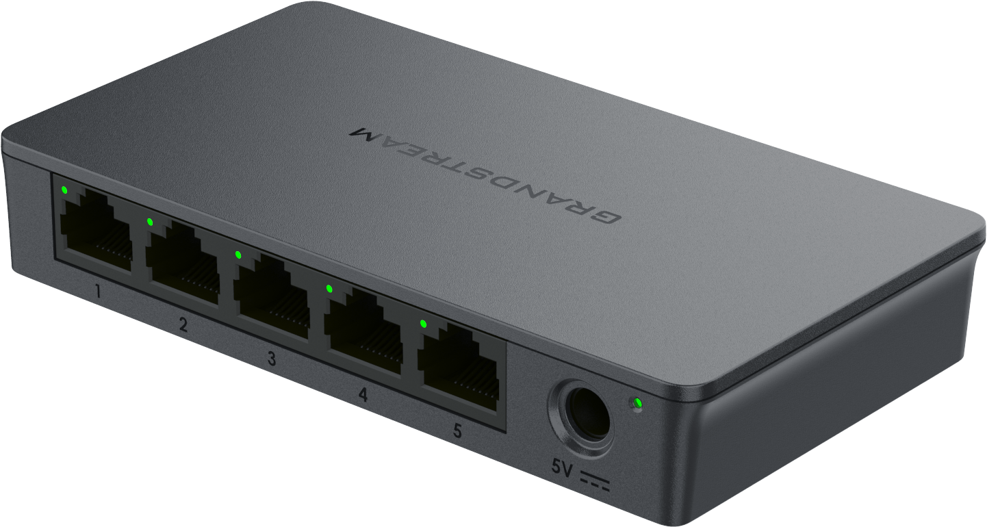 Grandstream Enterprise 5 port Unmanaged GbE Switch | GWN7700