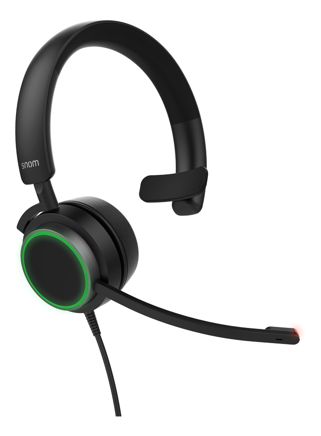 Snom A330M Mono Over-Ear Headset, Passive Noise Cancellation, VoIP Phone Headset, USB/3.5mm - Guards On Duty Shop & Security Guards