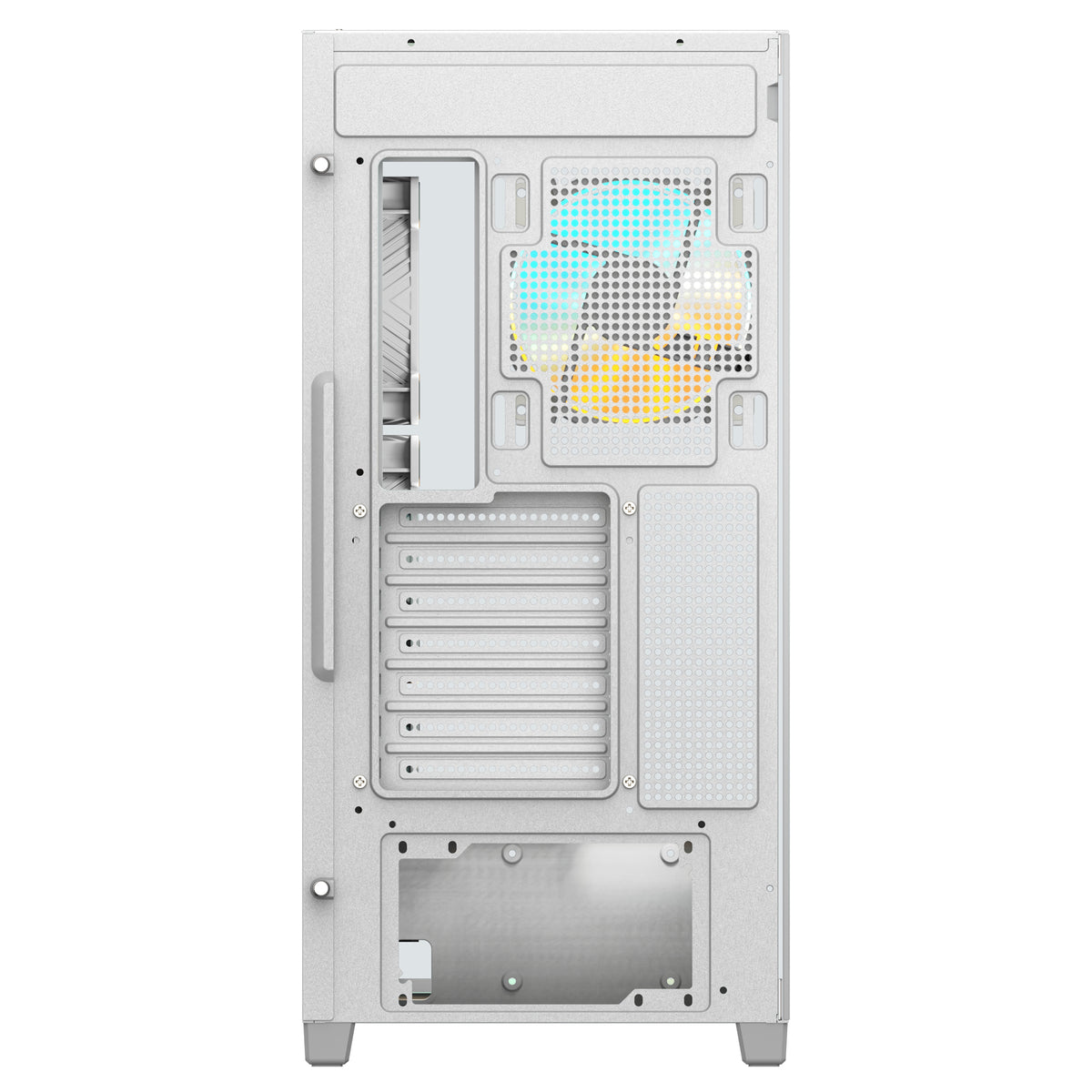 Gigabyte C500 White Panoramic Stealth ATX Chassis; 1x 3.5'' | 2x 2.5'' Drive Bays; 360mm Radiator; 4x 120mm ARGB fan incl;