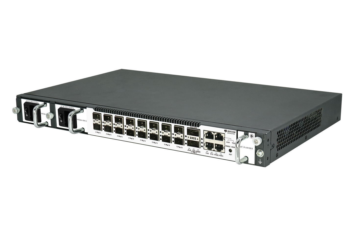 BDCOM 8 Port XGS-PON Combo L3 OLT Headend