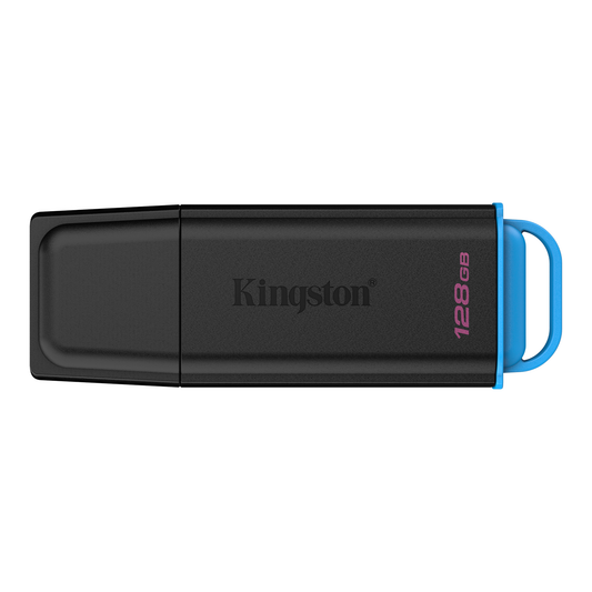Kingston 128GB Portable USB 3.2 Gen 1 DataTraveler Exodia Black/Blue