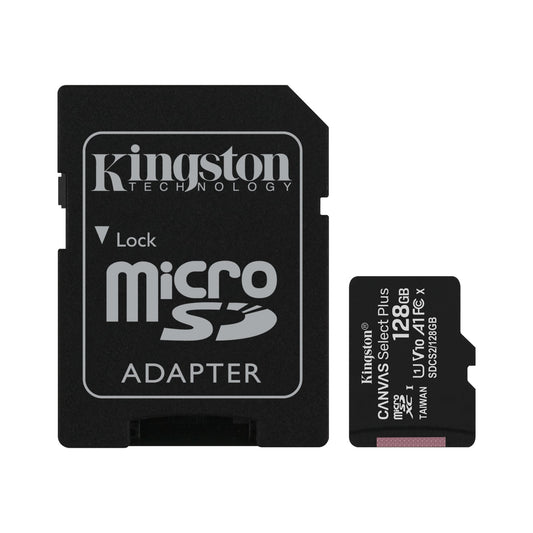 Kingston Canvas Select Plus MicroSD Memory Card 128GB - Guards On Duty Shop & Security Guards