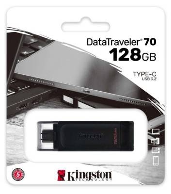 Kingston 128GB USB-C 3.2 Gen 1 DataTraveler 70 - Guards On Duty Shop & Security Guards