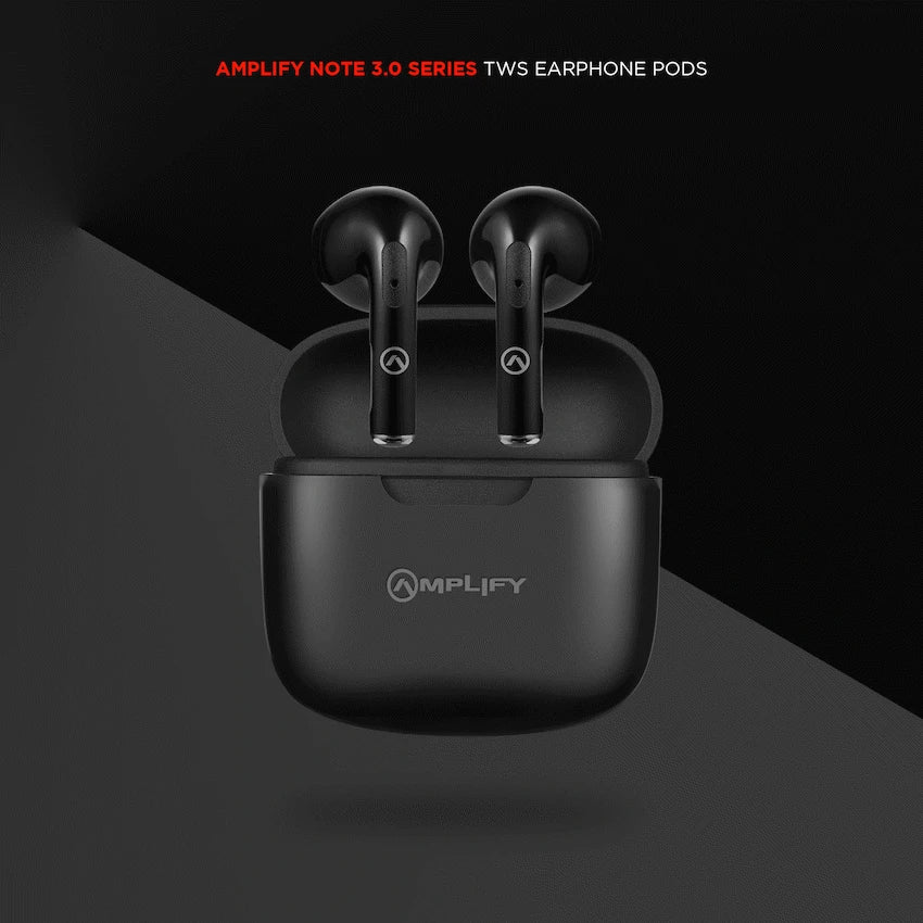 Amplify Note 3.0 Series TWS Earphone - Black - Guards On Duty Shop & Security Guards