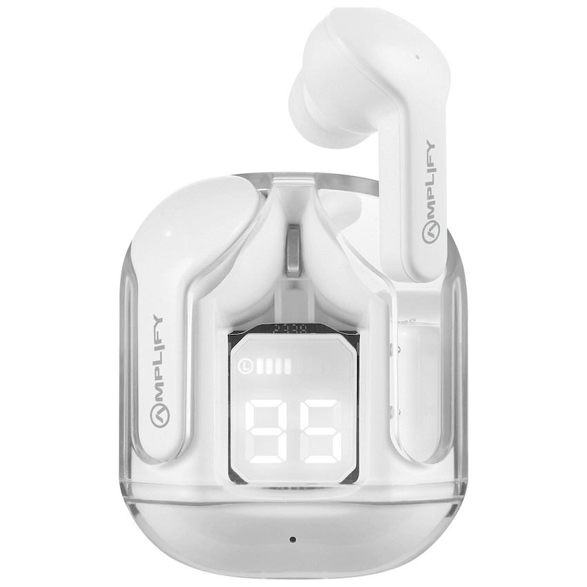Amplify Lumina Series TWS Earphones - White - Guards On Duty Shop & Security Guards