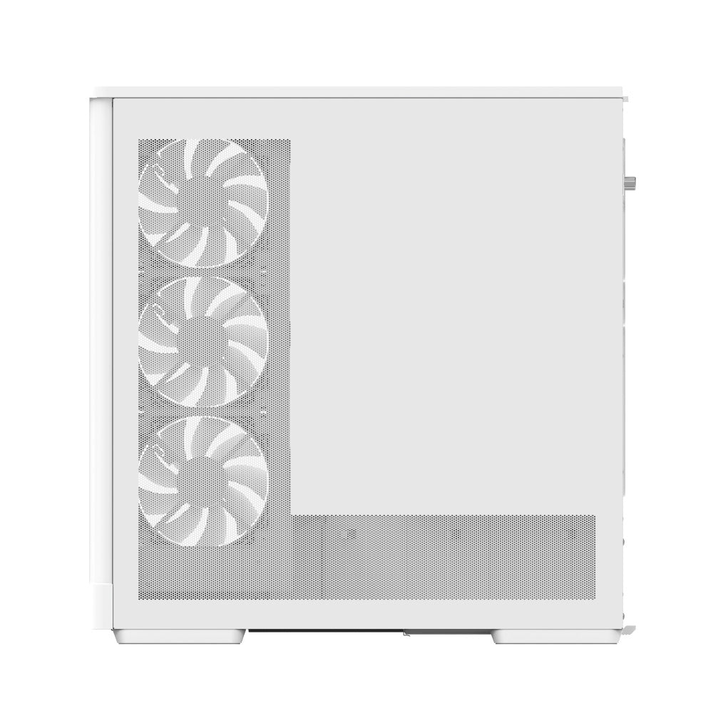 Aerocool P500A White Mid tower case - Includes 120mm ARGB Fan x 4 and 4-port ARGB control hub - ATX - 3x 2.5'' or 2x3.5'' - 360m