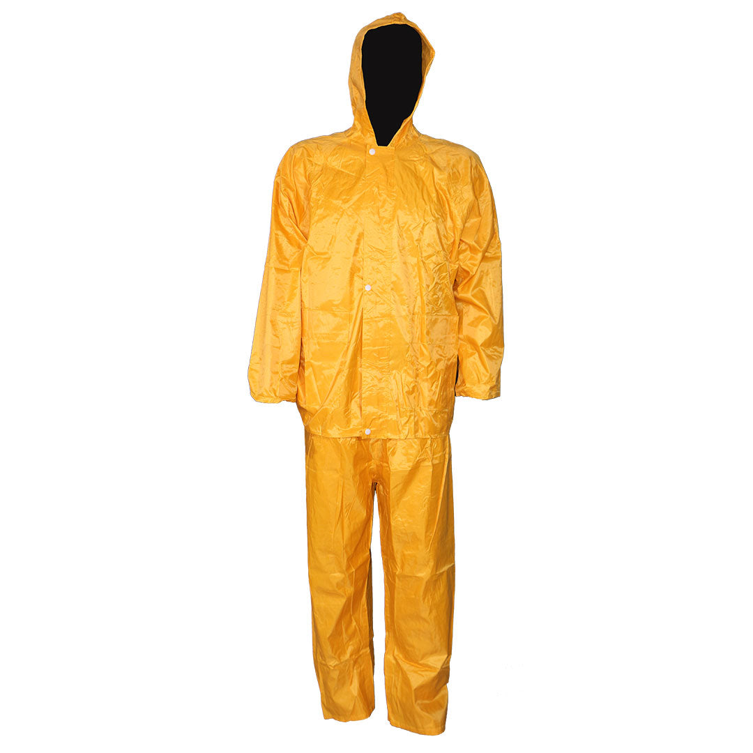 Pinnacle Oxford Rubberised Rain Suit Yellow (S – 3XL)