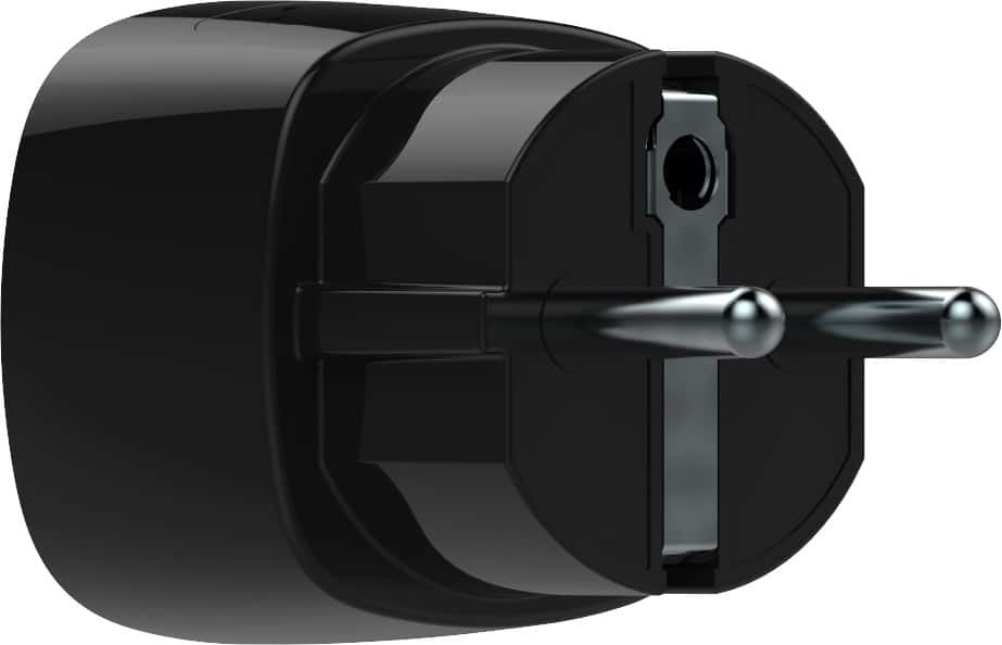 AJAX Security - Automation - Black Wireless Smart Plug with Energy Consumption Monitoring | AJAX-AD-SP-B