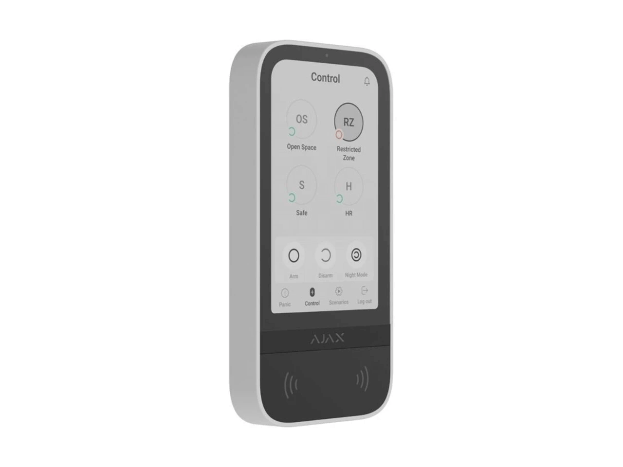 AJAX Security - White Wireless Keypad Touch Screen | AJAX-KP-TS-W