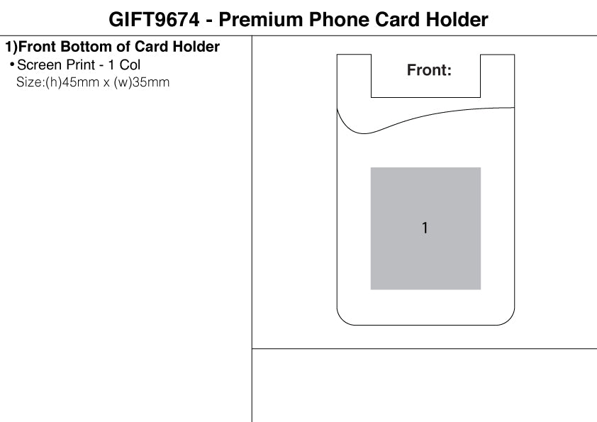 Premium Phone Card Holder