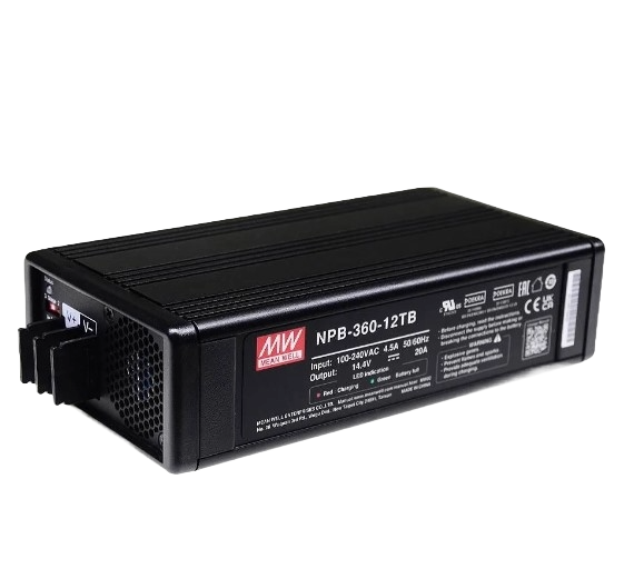 Mean Well - 24V, 12.5A, 360W Battery Charger