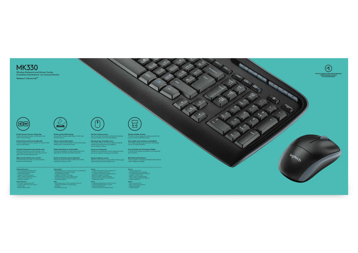 Logitech(R) MK330 Wireless Combo