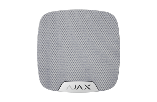 AJAX Security - HomeSiren Jeweller - White Indoor Compact Wireless Siren | AJAX-HS-INDR-W