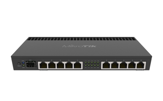 MikroTik 10 Port Gigabit 1SFP+ 4 Core L5 Rack-Mount Router | MT-RB4011iGS-RM