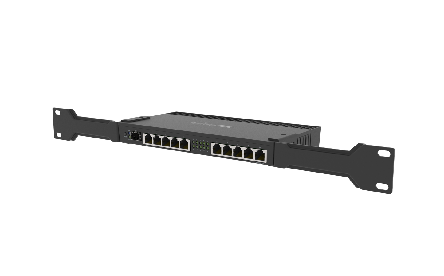 MikroTik 10 Port Gigabit 1SFP+ 4 Core L5 Rack-Mount Router | MT-RB4011iGS-RM