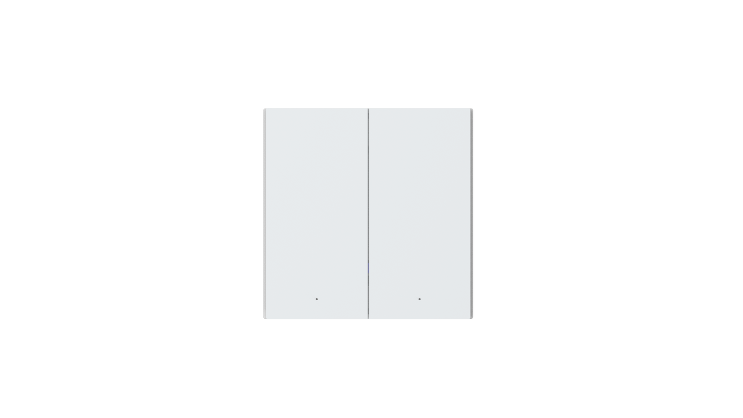Aqara Smart Wall Switch H1 EU (With Neutral, Double Rocker) | WS-EUK04