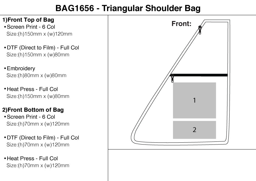 Triangular Shoulder Bag