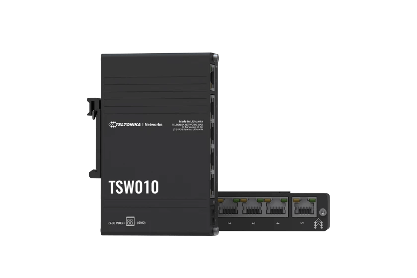 Teltonika 5-Port Industrial Ethernet Switch | TSW010