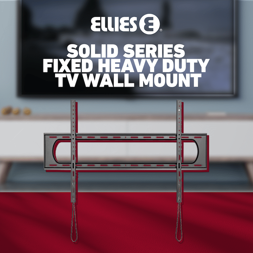 Ellies Solid series Fixed Heavy Duty Tv Wall Mount For 60" - 120" TVs - Guards On Duty Shop & Security Guards