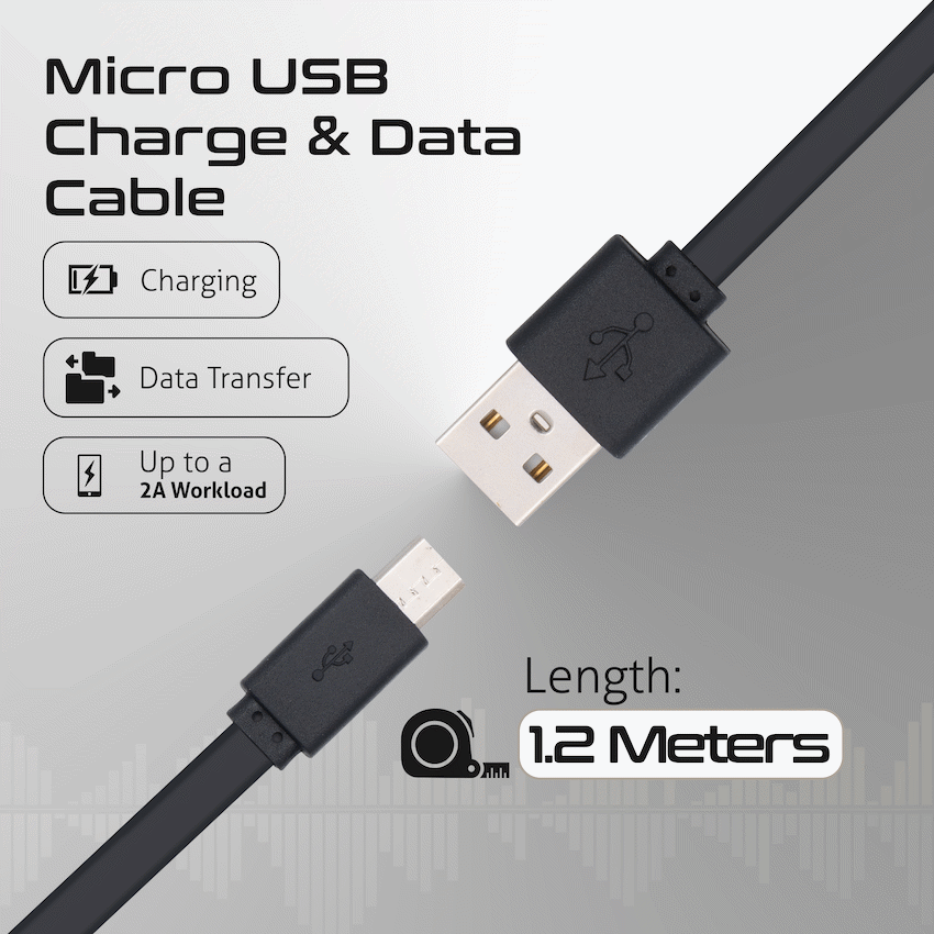 Amplify Charge Series Micro USB Charge Cable - Guards On Duty Shop & Security Guards