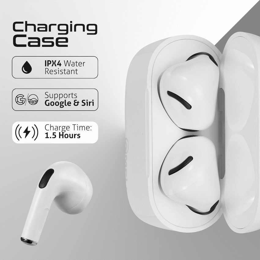 Amplify Astro 2 Series True Wireless Earphones - White - Guards On Duty Shop & Security Guards