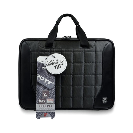 Port Berlin Black 12" Clamshell Bag - Guards On Duty Shop & Security Guards